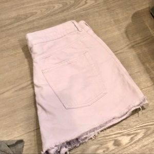 Topshop Mom Lilac Shorts